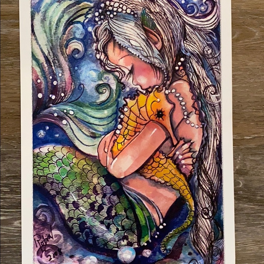Mermaid print